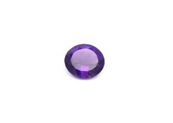 Loose Oval Amethyst 6.60 Carats - Valued By AGI £1,650.00 - Colour-Purple, Clarity-VS, Certificate