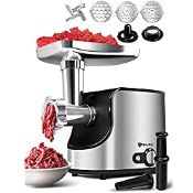 RRP £58.05 Electric Meat Grinder and Duty Household Sausage Maker