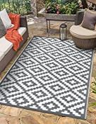 RRP £20.09 GD Home Lightweight Indoor/Outdoor Reversible Plastic Rug