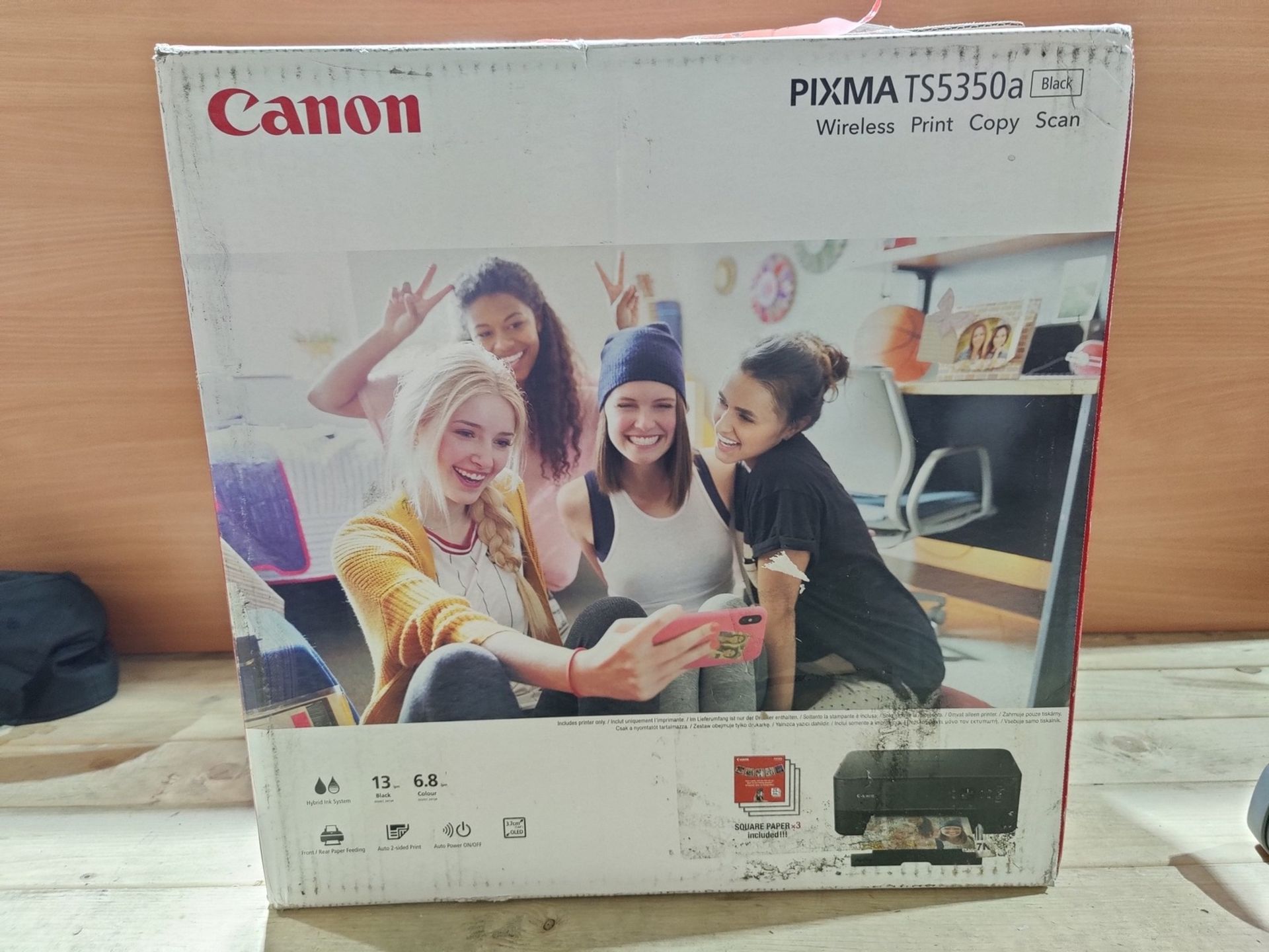 RRP £101.29 Canon PIXMA TS5350 Multifunctional Wifi Printer - Black 3773C008AA - Image 2 of 2