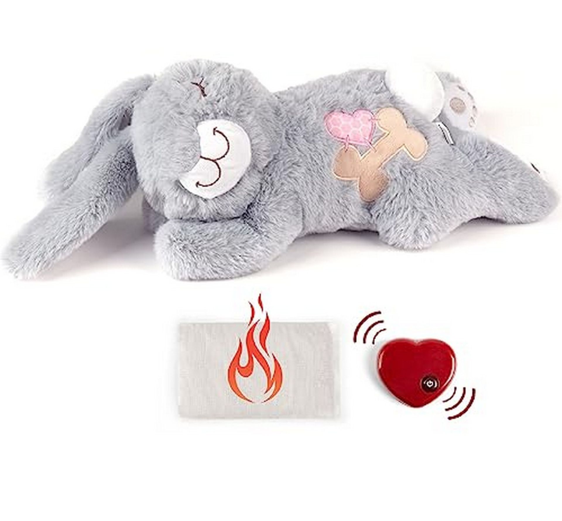 RRP £25.67 Pet Prime Snuggle Rabbit - Puppy Heartbeat Comforter