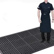 RRP £83.74 BWKJMY Commercial Rubber Floor Mat