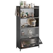 RRP £156.32 NETEL Removable Metal Kitchen Storage Cabinet