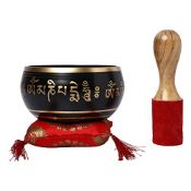 RRP £22.32 KPAVIR Hand-Painted Tibetan Singing Bowls Set Musical