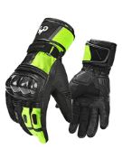RRP £67.04 INBIKE Winter Motorcycle Gloves Waterproof Leather