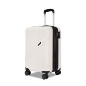 RRP £55.77 GinzaTravel Lightweight 4 Wheels Suitcase ABS Hard