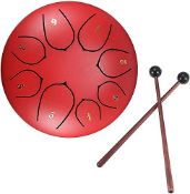 RRP £33.42 Steel Tongue Drum 6 Inch