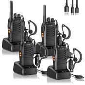 RRP £57.15 JUCJET Walkie Talkies 2023 Upgraded 88E Walkie Talkie