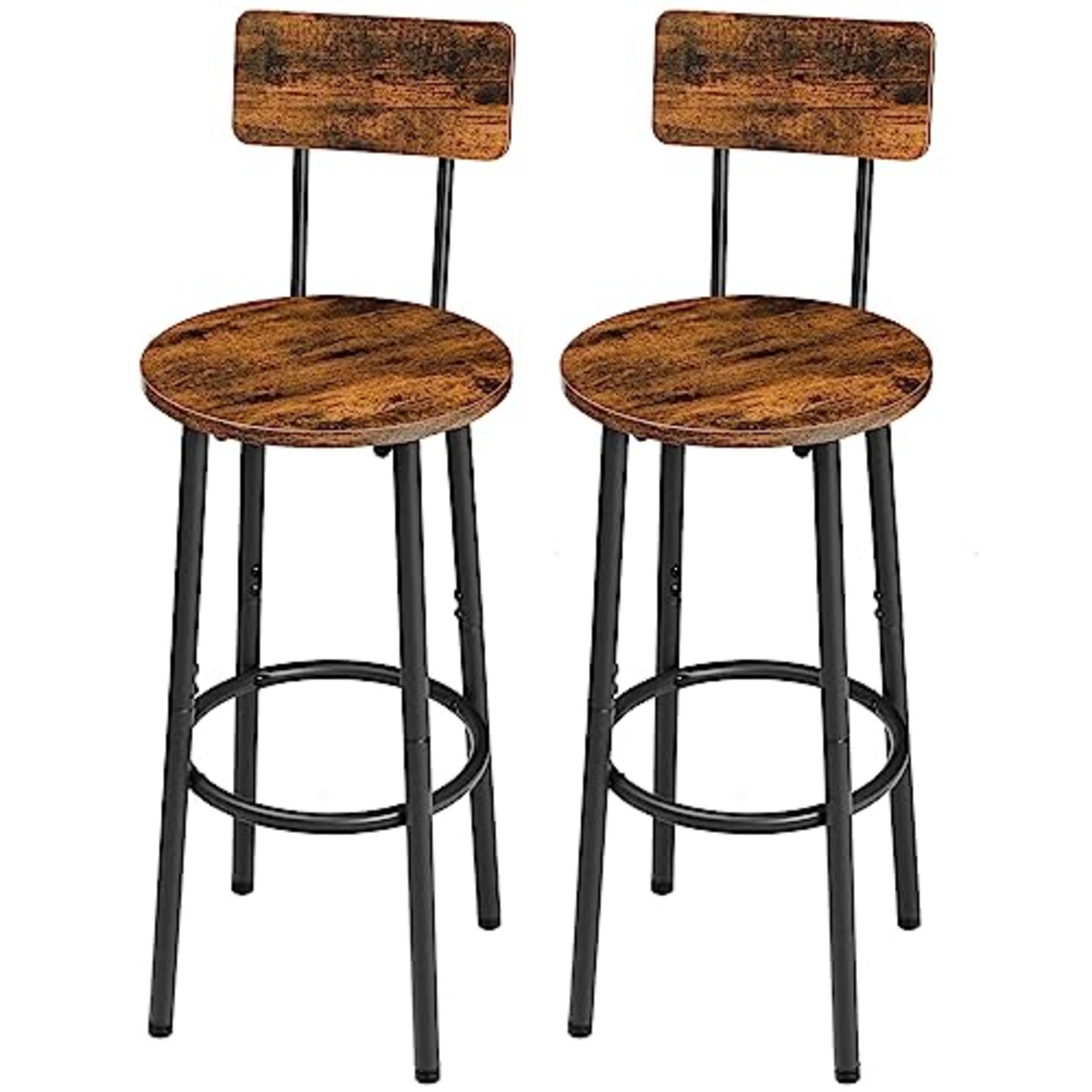 RRP £62.81 HOOBRO Bar Stools Set of 2