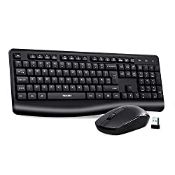 RRP £21.20 TECKNET Wireless Keyboard and Mouse Set