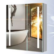 RRP £256.82 Tokvon Penumbra 2 doors Mirrored Bathroom Cabinets