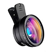 RRP £22.94 Apexel Universal Phone Cameras Lens Kit 0.45X Wide