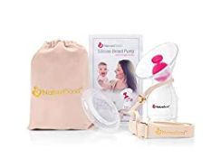 RRP £18.08 NatureBond Manual Breast Pump. Premium All-in-1 Set