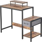 RRP £78.15 CubiCubi Small Computer Desk Writing Desk with Extra