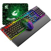 RRP £48.00 2.4G Rechargeable Mechanical Feel Wireless Keyboard