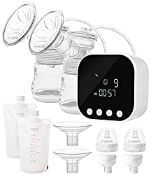 RRP £44.65 Double Electric Breast Pump Portable Strong Suction