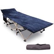 RRP £100.49 REDCAMP Folding Camp Beds for adults with Mattress support 500 lbs