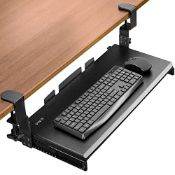 RRP £61.40 VIVO Large Height Adjustable Under Desk Keyboard Tray