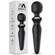 RRP £22.32 MANFLY Rechargeable Neck Massager with Memory