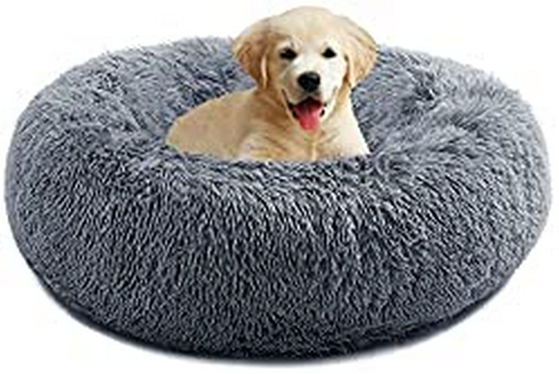 RRP £24.55 YOJOGEE Calming Donut Puppy Bed for Medium Small Dogs Cats