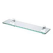 RRP £33.49 KES Glass Bathroom Shelf 50CM Shower Shelf 8MM Thick