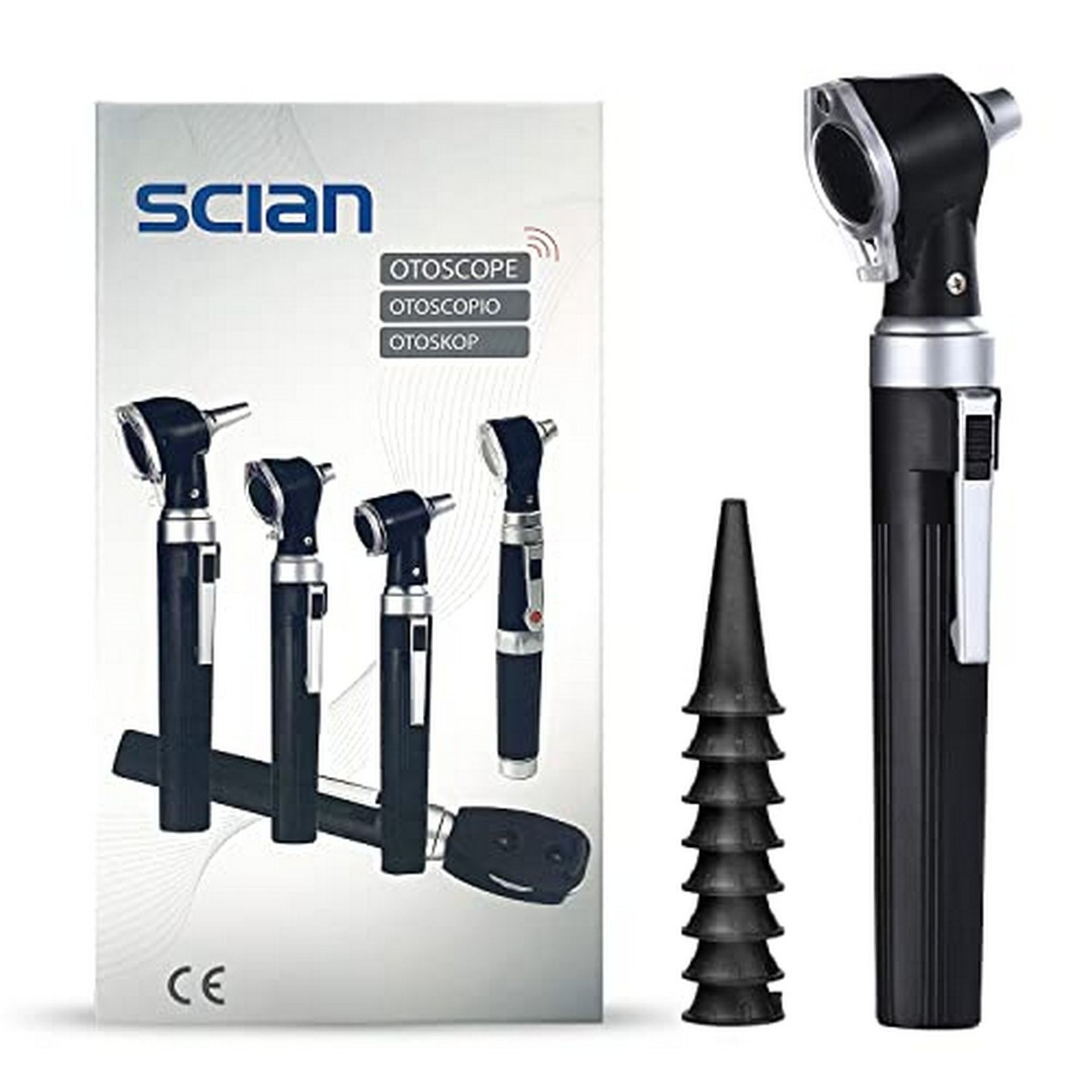 RRP £26.79 Scian Otoscope - Ear Scope Kit with LED Light