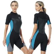 RRP £55.19 Owntop Shorty Wetsuit Women 3mm Neoprene Wet Suit for
