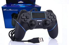 RRP £23.41 Intckwan Wired Controller for PS-4/Pro/Slim/PC(Win7/8/10)