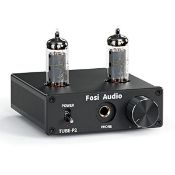 RRP £55.82 Fosi Audio P2 Headphone Amplifier Vacuum Tube Headphone