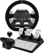 RRP £288.72 PXN V10 Gaming Steering Wheel
