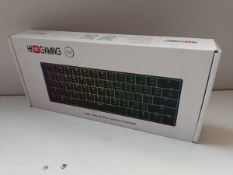 RRP £70.44 BRAND NEW STOCK HK GAMING GK61 Mechanical Gaming Keyboard 60 Percent
