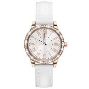 RRP £25.67 Women's Analogue Quartz Watch with Leather Strap for