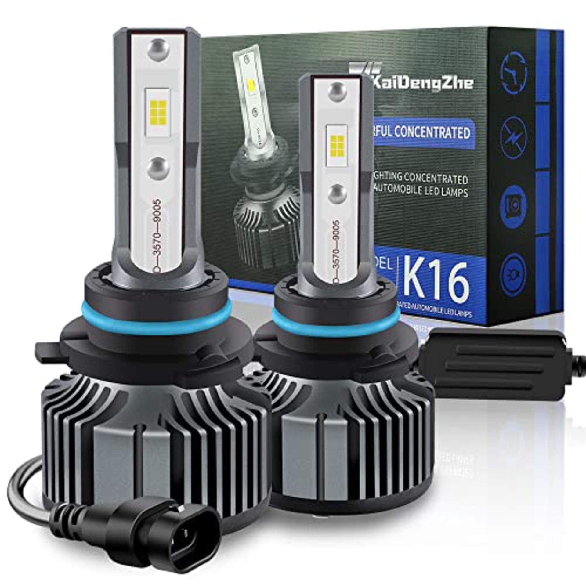 RRP £24.12 KaiDengZhe 9006 HB4 Led Headlight Bulb Conversion Kit