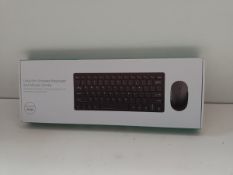 RRP £25.11 Compact Wireless Keyboard and Mouse Combo