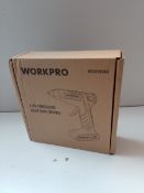 RRP £35.72 WORKPRO Cordless Glue Gun 7.2V with 20pcs Glue Sticks