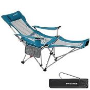 RRP £66.99 #WEJOY Camping Chairs Folding Recliner Chair Adjustable