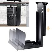 RRP £55.82 ybaymy Under Desk PC Mount Adjustable Height and Width