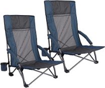 RRP £66.99 REDCAMP Low Beach Chair