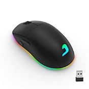 RRP £15.62 Wireless / Wired Dual Mode Gaming Mouse for PC / Computer