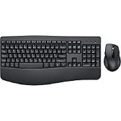 RRP £44.65 Wireless Keyboard and Mouse Set Ergonomic