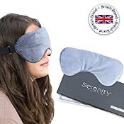 RRP £10.60 Serenity Weighted Eye Mask Eco Bamboo Fabric with