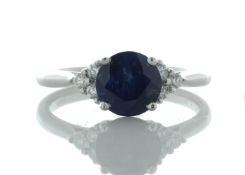 18ct White Gold Sapphire And Diamond Ring (S1.83) 0.19 Carats - Valued By GIE £20,995.00 - A