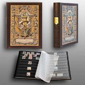 RRP £34.16 Prophila Stamp Collectors Album with 60 Black Pages