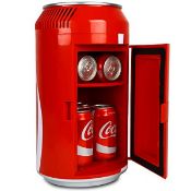 RRP £93.79 Coca Cola 8 Can Portable Mini Fridge