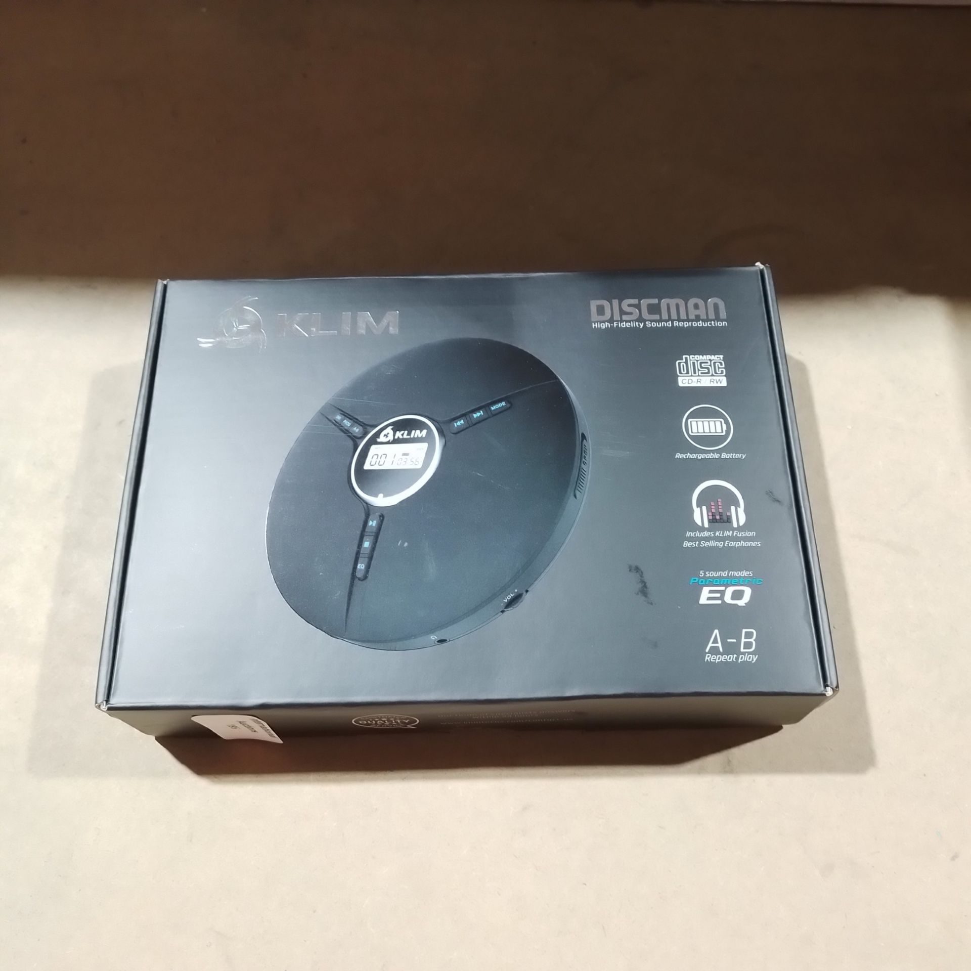 RRP £56.98 KLIM Discman Portable CD Player with a Built-in Battery - Image 2 of 2