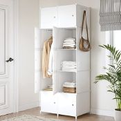 RRP £60.93 JOISCOPE Portable Wardrobe for Bedroom Ideal Storage