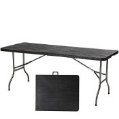 RRP £78.15 Sekey Garden Folding Table 6ft Bistro Garden Furniture