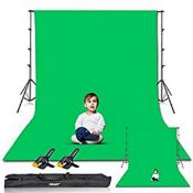 RRP £68.10 EMART Green Screen Background with Stand