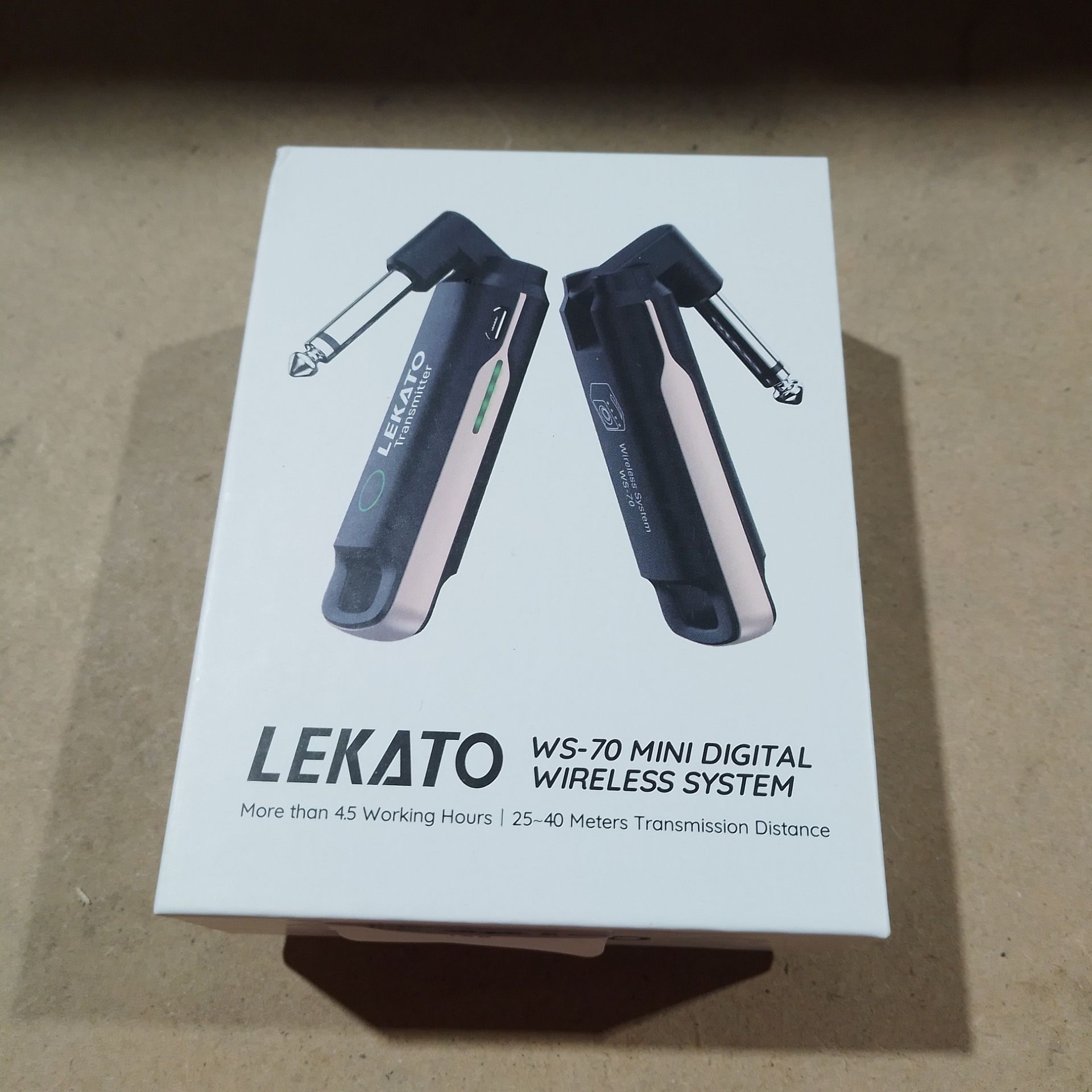 RRP £46.08 LEKATO WS-70 Guitar Wireless System with 70 Channels - Image 2 of 2