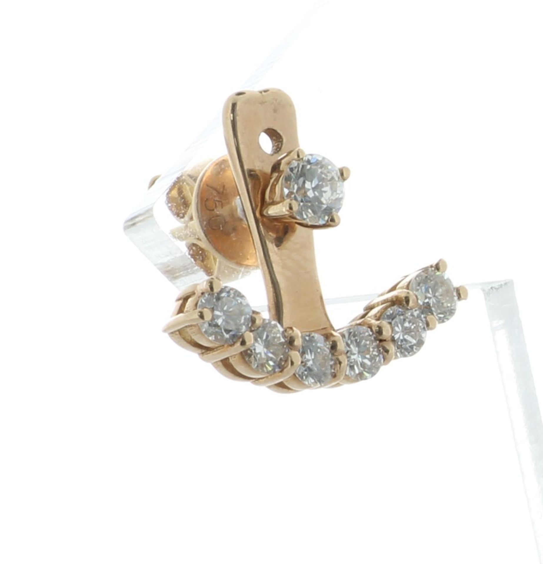 18ct Rose Gold Anita Ko Diamond Anchor Single Earring 0.15 Carats - Valued By AGI £2,500.00 - A - Image 3 of 4